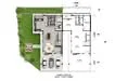 Floor plan: 3-bedroom 2-bathroom unit; features: open-plan kitchen-dining-living, master bedroom with ensuite bathroom, private terrace, utility room, laundry area, 2 car porch, central foyer, all bedrooms with windows.