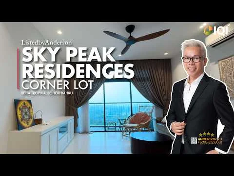 Living features: floor-to-ceiling windows, sliding glass door, curtains, 3-blade ceiling fan, sofa, coffee table, TV console, decorative artwork, area rug, ocean view; style: modern; view: sea.