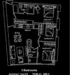 Floor plan: 1-bedroom 1-bathroom unit; features: open-plan kitchen-dining-living, master bedroom with ensuite bathroom, utility room, balcony off living room, central foyer.