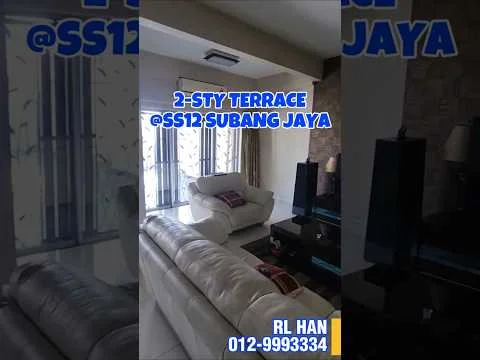 Living features: cream painted walls, light grey sofa, dark grey leather sofa, coffee table, TV console, wall-mounted TV, recessed downlights, floor-to-ceiling windows, curtains, area rug, decorative wall art; style: modern.
