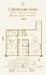 Floor plan: 2-bedroom 2-bathroom unit; features: open-plan kitchen-dining-living, master bedroom with ensuite bathroom, bedroom 2 with shared bathroom, utility room, balcony off living room, central foyer, 1 car porch.