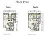 Floor plan: 3-bedroom 2-bathroom unit; features: open-plan kitchen-dining-living, master bedroom with ensuite bathroom, balcony off living room, utility room, laundry area, central foyer, 2 car porch, 1,250 sqft built-up.