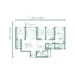 Floor plan: 4-bedroom 3-bathroom unit; features: open-plan kitchen-dining-living, master bedroom with ensuite bathroom, bedroom 2 with shared bathroom, utility room, balcony off living room, private yard, central foyer, 2 car porch.