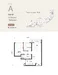 Floor plan: 2-bedroom 1-bathroom unit; features: open-plan kitchen-dining-living, master bedroom with ensuite bathroom, all bedrooms with windows, balcony off living room, utility room, central foyer.