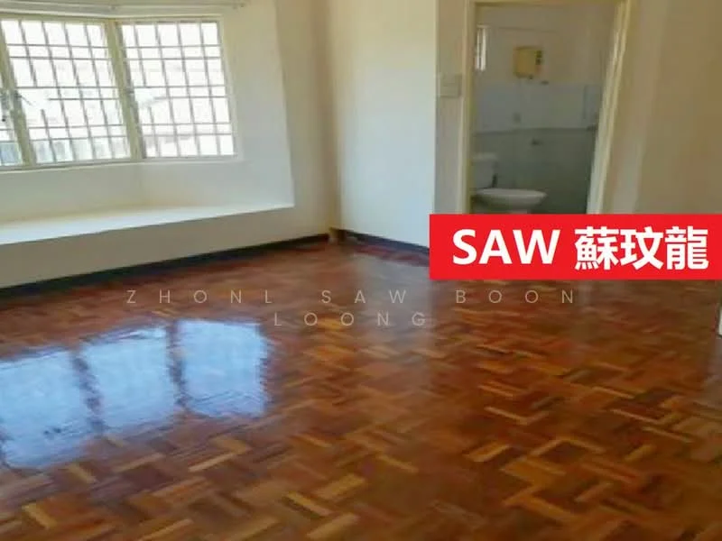 Room features: parquet wood flooring, white painted walls, large windows, natural light, neutral color scheme, high ceiling, no visible furniture, clean and tidy appearance; style: minimalist.