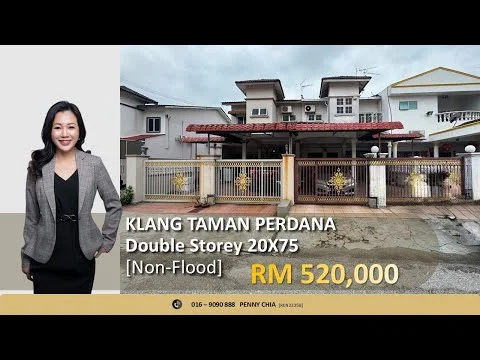 Exterior type: double-storey house; features: white painted facade, metal gate, fenced perimeter, paved driveway, front porch, two-storey structure, balconies on upper floor, manicured landscaping, outdoor lighting, front garden area; style: modern.