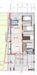 Floor plan: 3-bedroom 2-bathroom unit; features: open-plan kitchen-dining-living, master bedroom with ensuite bathroom, bedroom 2 with shared bathroom, utility room, balcony off living room, private yard, central foyer, 1 car porch.