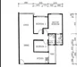 Floor plan: 3-bedroom 2-bathroom unit; features: open-plan kitchen-dining-living, master bedroom with ensuite bathroom, bedroom 2 with shared bathroom, utility room, central foyer, balcony off living room, 2 car porch.