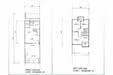 Floor plan: 3-bedroom 2-bathroom unit; features: open-plan kitchen-dining-living, master bedroom with ensuite bathroom, bedroom 2 with shared bathroom, utility room, central foyer, 1 car porch.