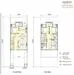 Floor plan: 2-bedroom 2-bathroom unit; features: open-plan kitchen-dining-living, master bedroom with ensuite bathroom, bedroom 2 with shared bathroom, utility room, balcony off living room, central foyer, 1 car porch, laundry area.