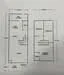 Floor plan: 2-bedroom 2-bathroom unit; features: open-plan kitchen-dining-living, master bedroom with ensuite bathroom, bedroom 2 with shared bathroom, utility room, balcony off living room, central foyer, 1 car porch.