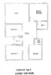 Floor plan: 3-bedroom 2-bathroom unit; features: open-plan kitchen-dining-living, master bedroom with ensuite bathroom, bedroom 2 with shared bathroom, utility room, laundry area, central foyer, balcony off living room, private yard, 2 car porch.