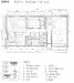 Floor plan: 3-bedroom 2-bathroom unit; features: open-plan kitchen-dining-living, master bedroom with ensuite bathroom, bedroom 2 with shared bathroom, utility room, balcony off living room, central foyer, 1 car porch.