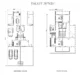 Floor plan: 3-bedroom 2-bathroom unit; features: open-plan kitchen-dining-living, master bedroom with ensuite bathroom, balcony off living room, utility room, laundry area, 2 car porch, central foyer, all bedrooms with windows, study or 4th bedroom, private terrace.