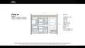 Floor plan: 2-bedroom 2-bathroom unit; features: open-plan kitchen-dining-living, master bedroom with ensuite bathroom, bedroom 2 with shared bathroom, utility room, balcony off living room, central foyer, 1 car porch.