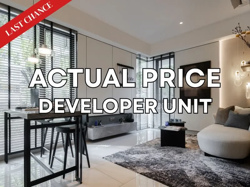 Living features: white painted walls, grey accent wall, polished tile flooring, floor-to-ceiling windows, blackout curtains, sofa in light grey, round coffee table, decorative wall art, LED wall sconces, area rug with geometric pattern, TV console, small dining table with two chairs; style: modern.
