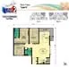 Floor plan: 3-bedroom 2-bathroom unit; features: open-plan kitchen-dining-living, master bedroom with ensuite bathroom, all bedrooms with windows, utility room, balcony off living room, central foyer, 2 car porch, 1,250 sqft built-up.