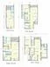 Floor plan: 4-bedroom 3-bathroom unit; features: open-plan kitchen-dining-living, master bedroom with ensuite bathroom, all bedrooms with windows, utility room, balcony off living room, private terrace, central foyer, 2 car porch.