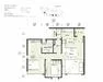 Floor plan: 2-bedroom 1-bathroom unit; features: open-plan kitchen-dining-living, master bedroom with ensuite bathroom, all bedrooms with windows, utility room, balcony off living room, central foyer, 1 car porch, 1,200 sqft built-up.