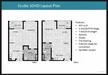 Floor plan: 2-bedroom 1-bathroom unit; features: open-plan kitchen-dining-living, utility room, balcony off living room, master bedroom with ensuite bathroom, central foyer, 1 car porch, laundry area, private terrace.