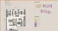 Floor plan: 3-bedroom 2-bathroom unit; features: open-plan kitchen-dining-living, master bedroom with ensuite bathroom, balcony off living room, utility room, laundry area, central foyer, 2 car porch.