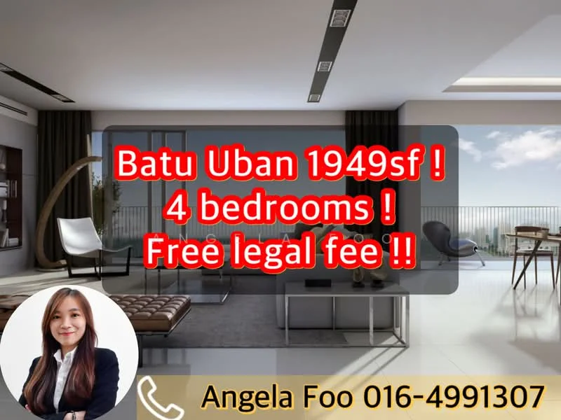 Room features: large floor-to-ceiling windows, balcony with glass railing, neutral wall color, wooden flooring, modern furniture, minimalist decor, recessed ceiling lights, open layout, city view; style: modern; view: city.