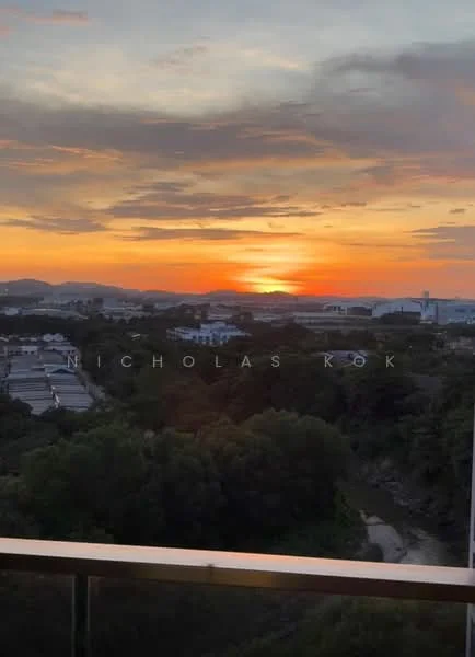 Room view: sunset.
