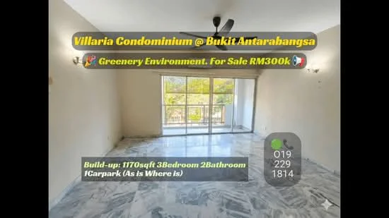 Room features: large windows with natural light, marble flooring, neutral wall color, ceiling with light fixtures, view of greenery outside, open layout, no visible furniture, sliding glass door; style: modern; view: garden.