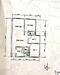 Floor plan: 2-bedroom 1-bathroom unit; features: open-plan kitchen-dining-living, master bedroom with ensuite bathroom, bedroom 2 with shared bathroom, utility room, central foyer.