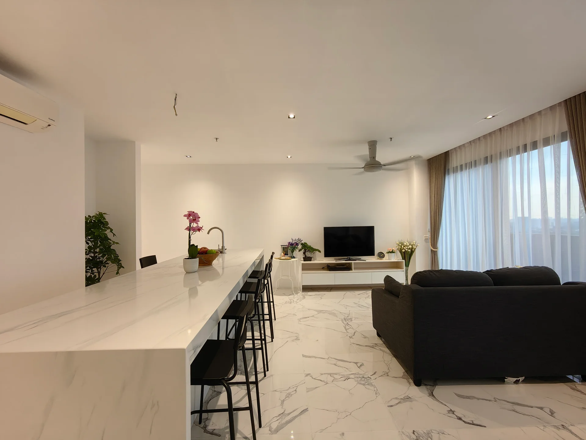 Brand New, Golf View, Renovated - 2+1 Rooms, 2 Baths, 1 Balcony
