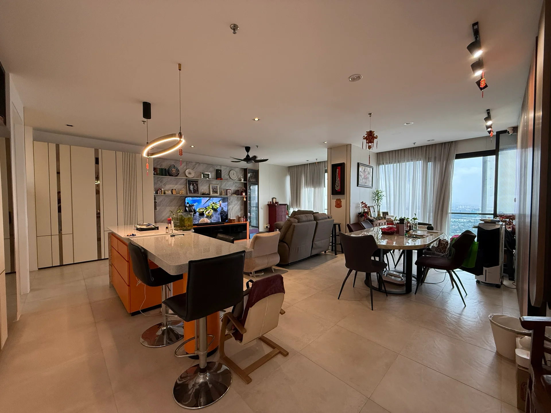Renovated - High Floor - Golf View - 3+1 Rooms, 4 Baths