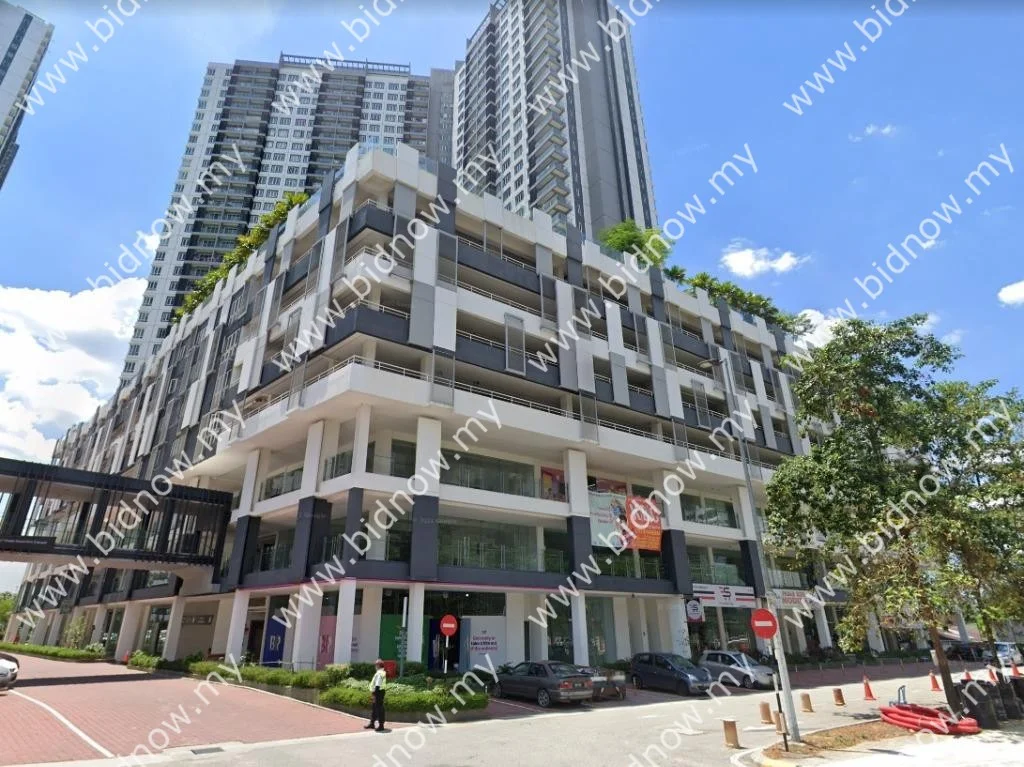 Exterior type: mid-rise condominium; features: glass curtain wall, white painted facade, recessed balconies, greenery on balconies, multiple storeys, surrounded by mature trees, open-air parking lot, modern architectural design; style: modern.